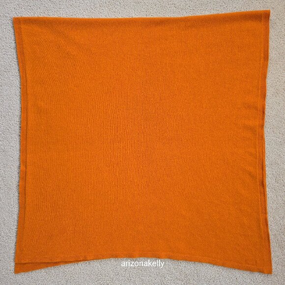 The Travelwrap Company Cashmere Scarf/Wrap Orange with Storage Bag Scotland - Picture 1 of 13